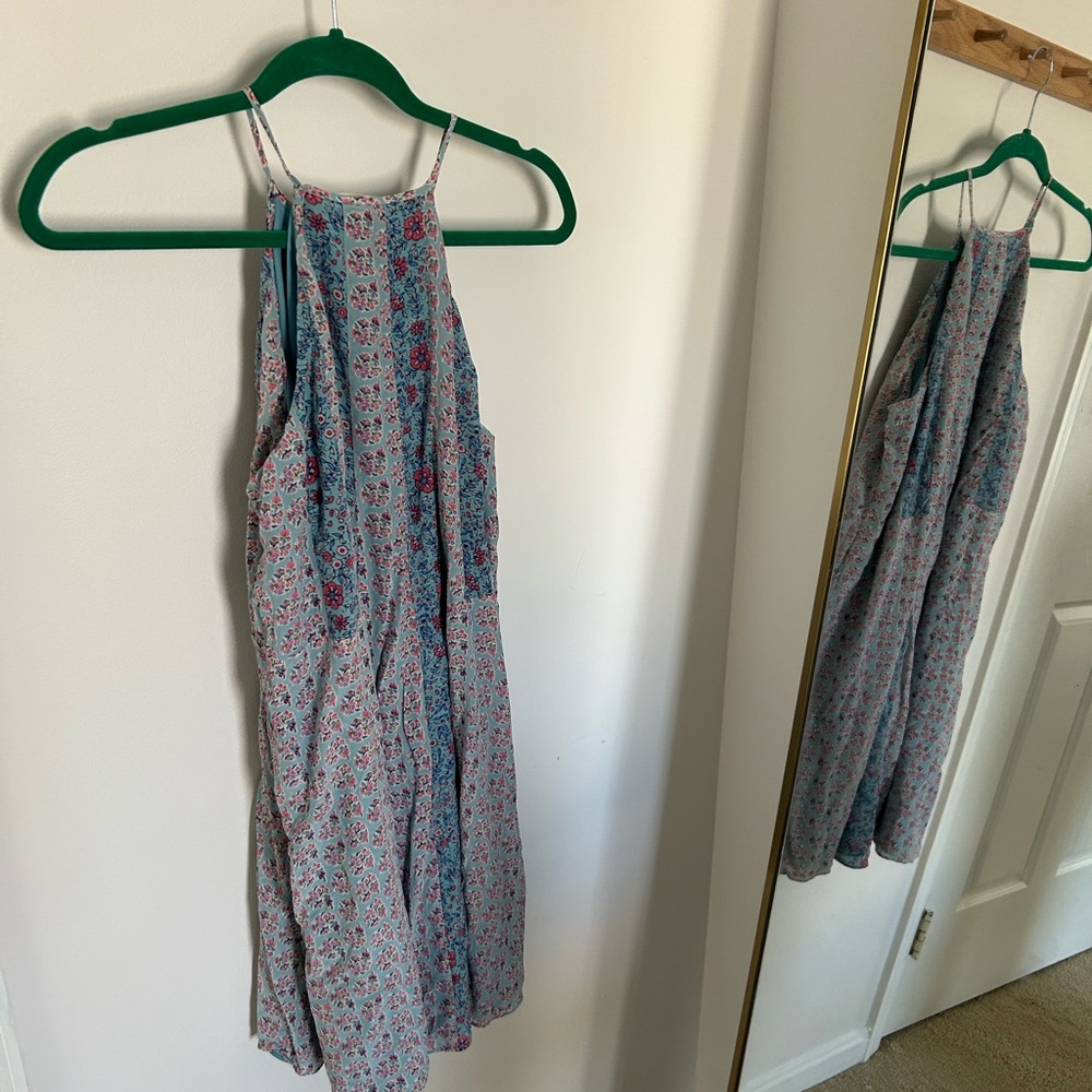 Rebecca Taylor Floral Sleeveless Boho Silk Dress
